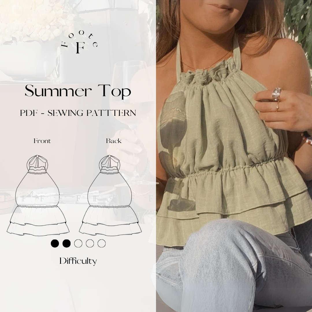 Summertop | Sewing pattern | Printable – Footestudio summertop-sewing-pattern-printable-footestudio