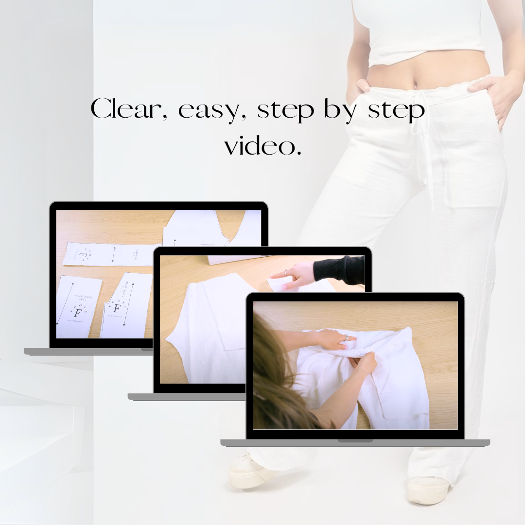 Detailed Step By Step sewing course: Linnen Pants