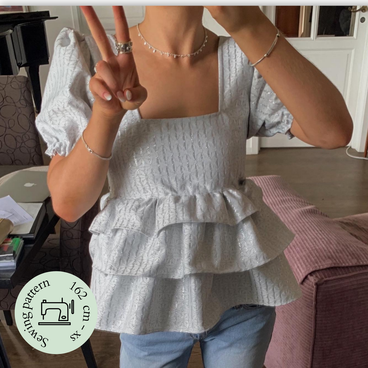 Ruffle Top | Sewing pattern | Printable (NEW)