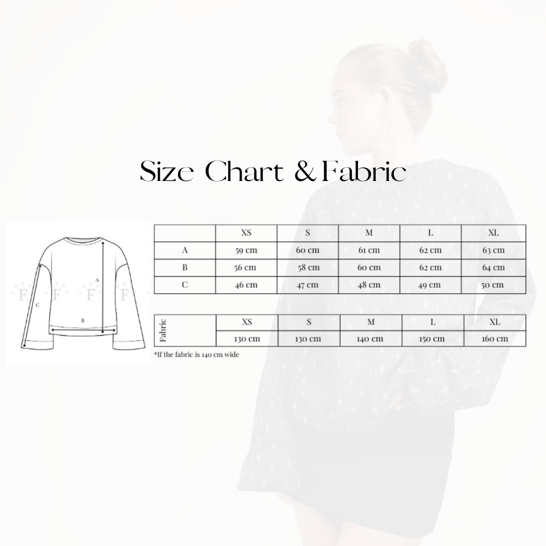 Simple sweater | Sewing pattern | Printable (NEW AND IMPROVED)