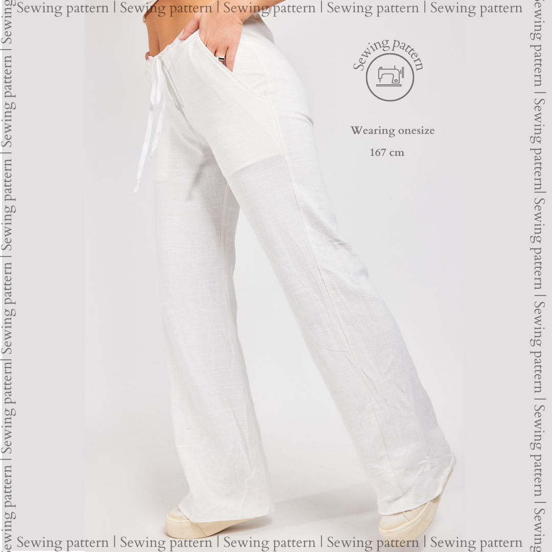 Linnen pants | Sewing pattern | Printable