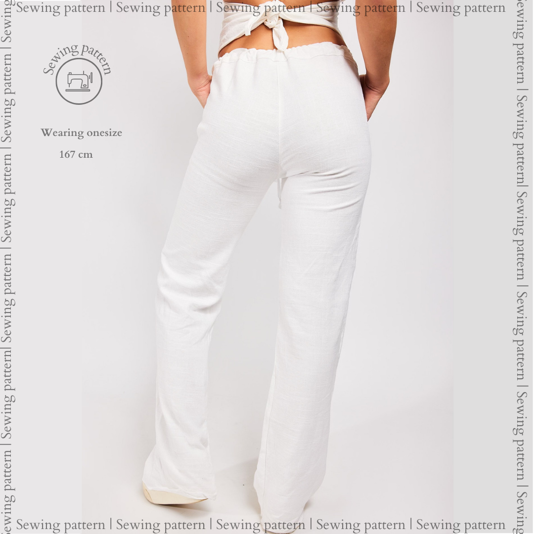 Linnen pants, Sewing pattern